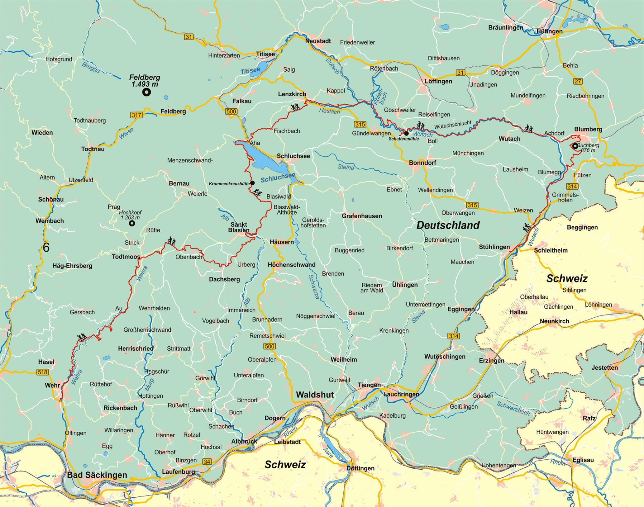 Wanderführer Schluchtensteig - Fernwanderweg