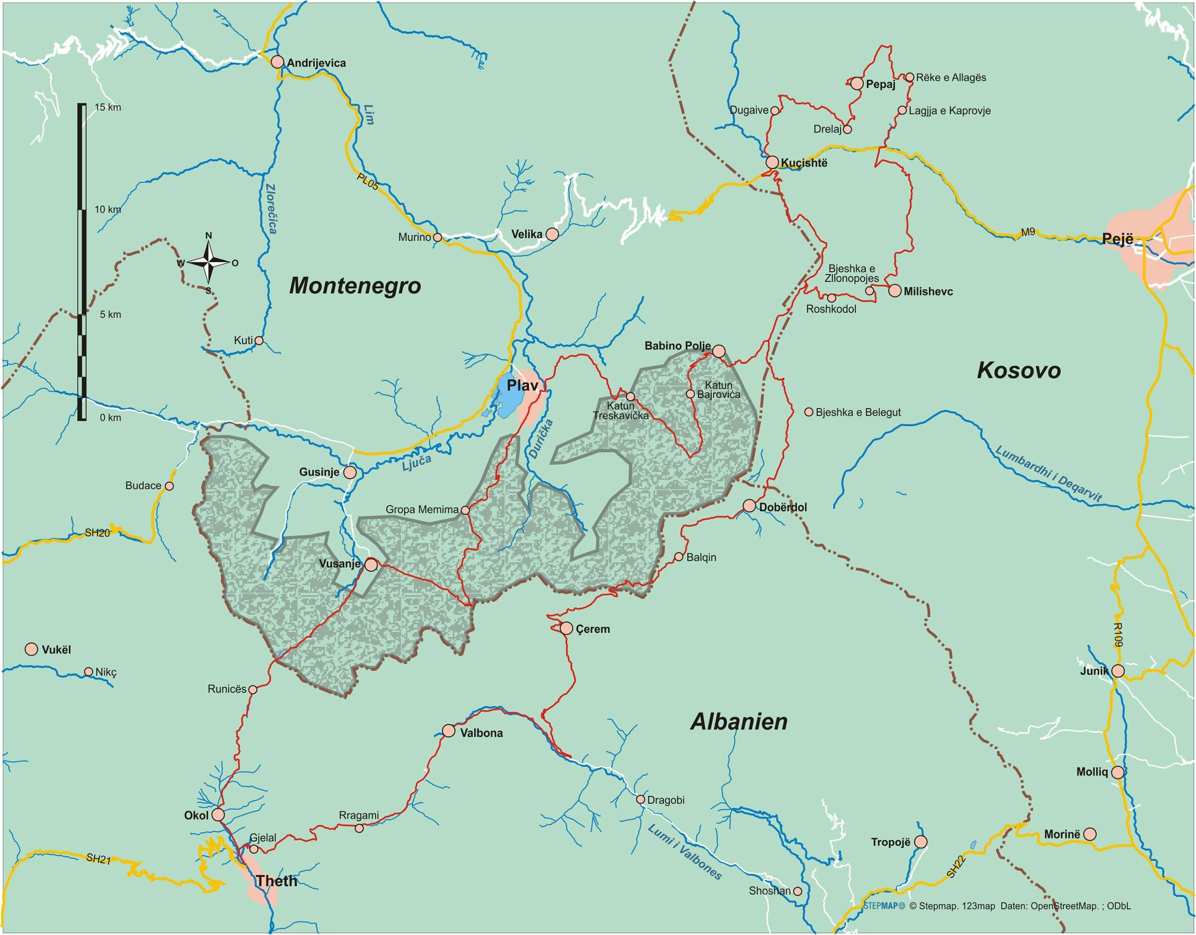 Wanderführer Peaks of the Balkans - Fernwanderweg