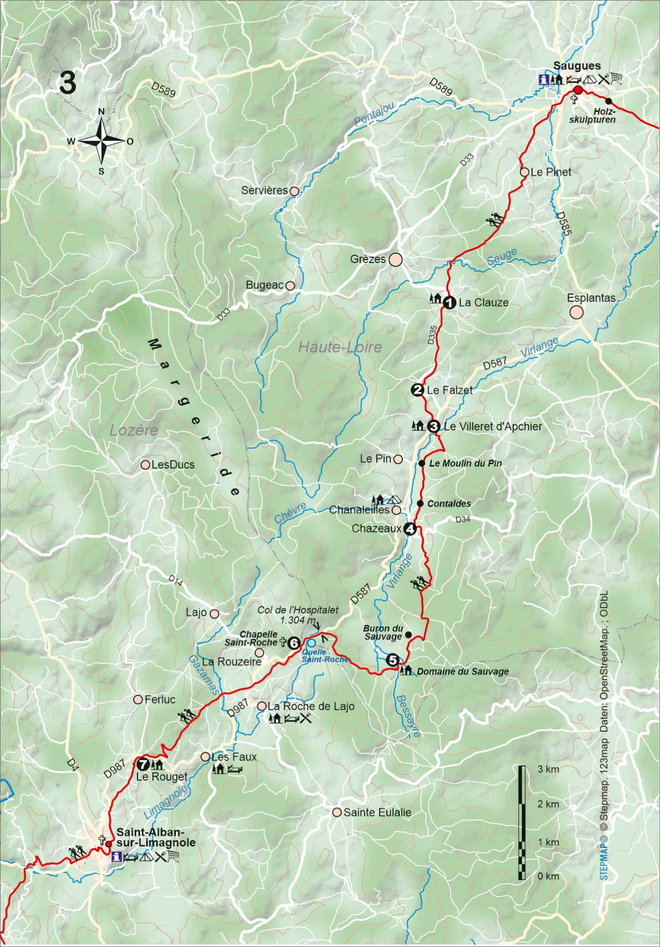 Wanderführer Frankreich: Jakobsweg Via Podiensis - Fernwanderweg – Bild 5