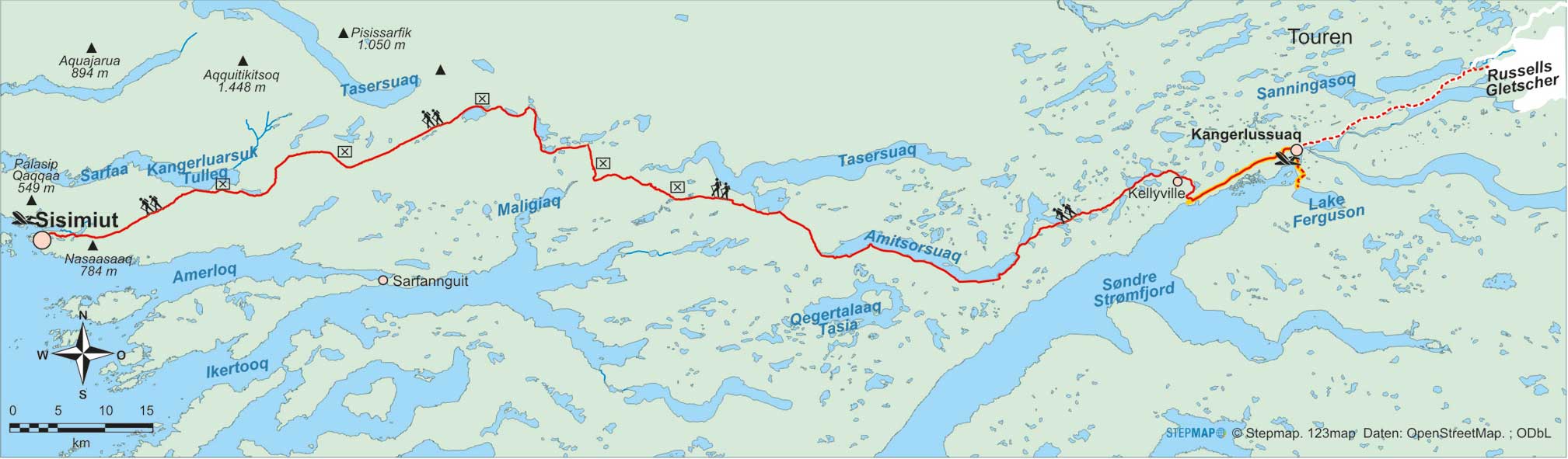 Wanderführer Grönland: Arctic Circle Trail - Fernwanderweg