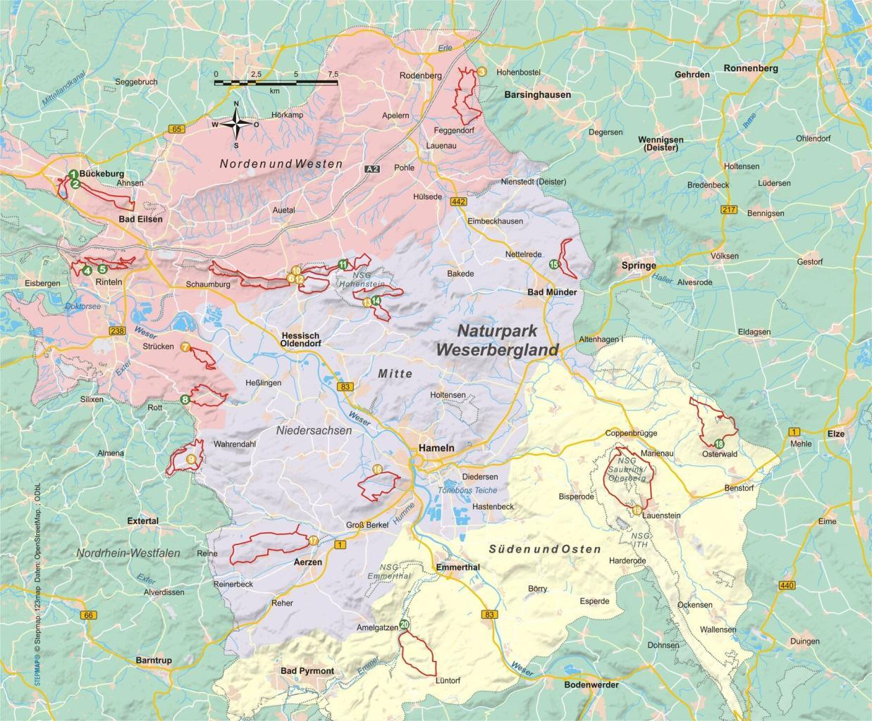 Weserbergland (20 Wanderungen) – Conrad Stein Verlag. Reiseführer