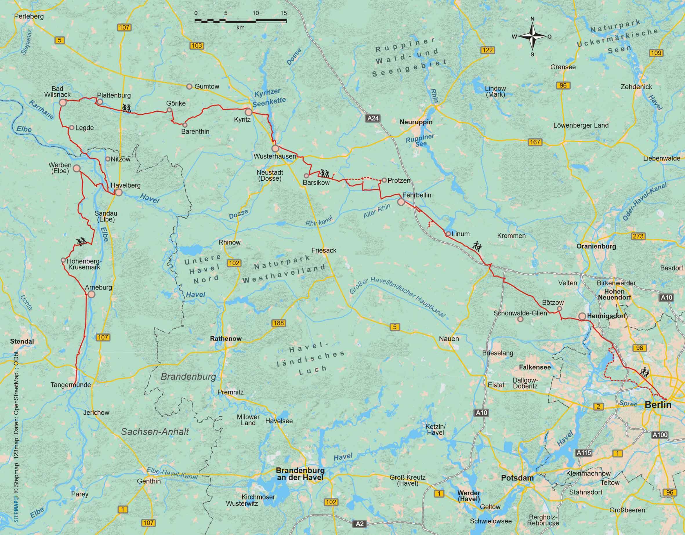 Wanderführer Mittelalterlicher Jakobsweg - Fernwanderweg