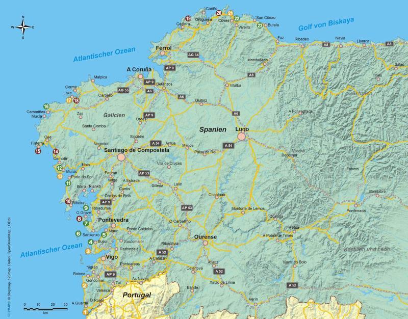 Galicien 23 mystische Wanderungen an der Küste – Conrad Stein Verlag