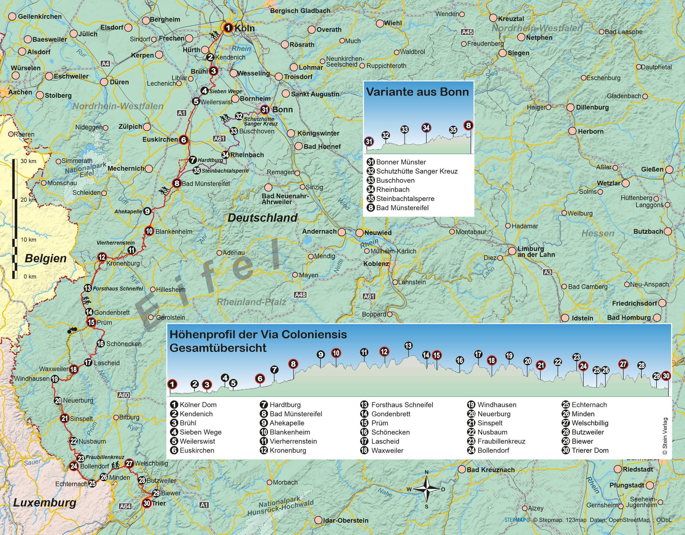 Wanderführer Jakobsweg Via Coloniensis - Fernwanderweg