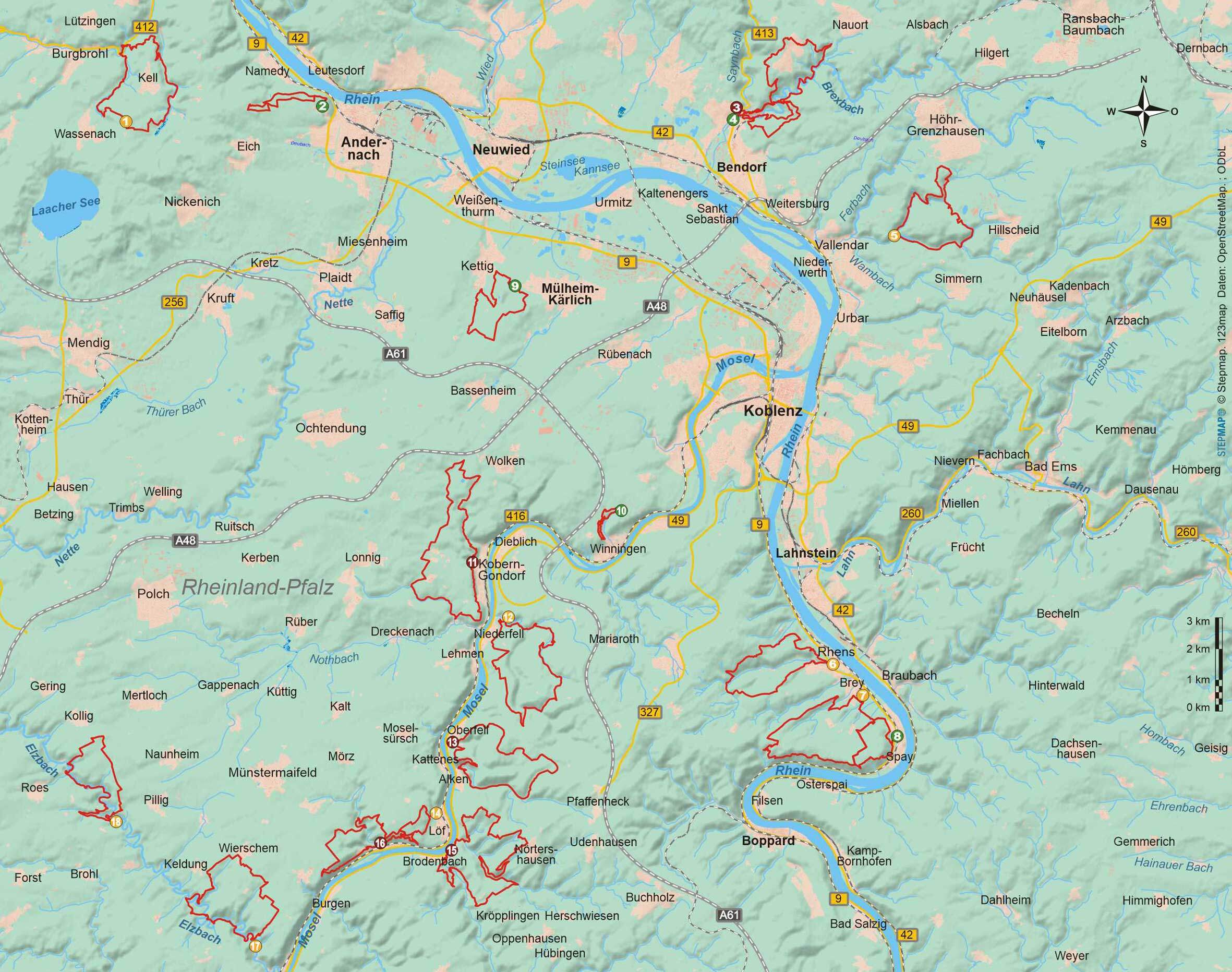 Wanderführer Traumpfade - 18 Tageswanderungen