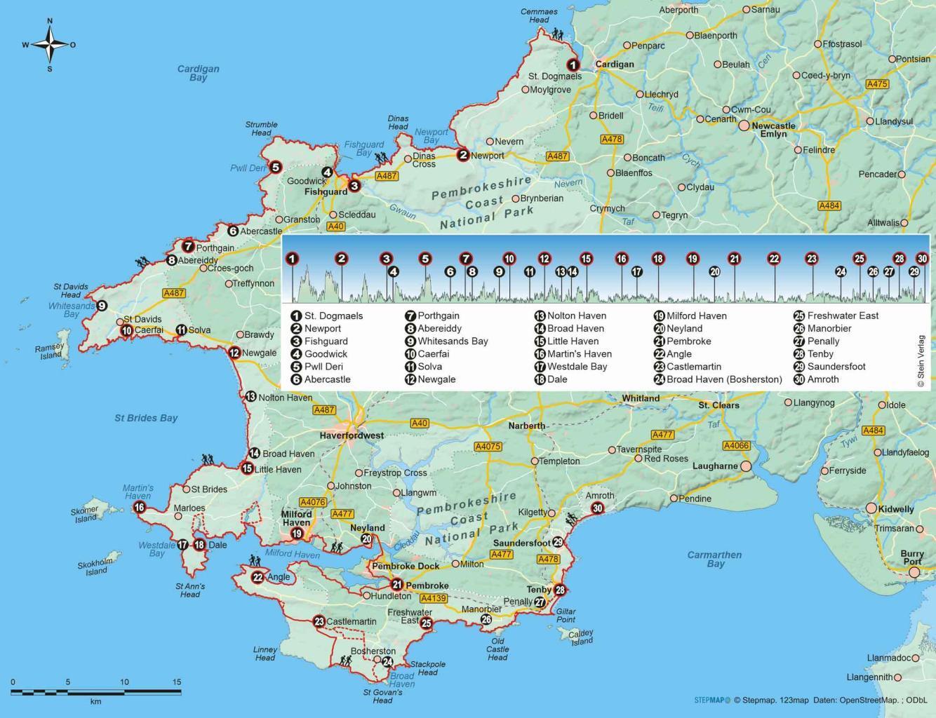 Wanderführer Wales: Pembrokeshire Coast Path - Fernwanderweg