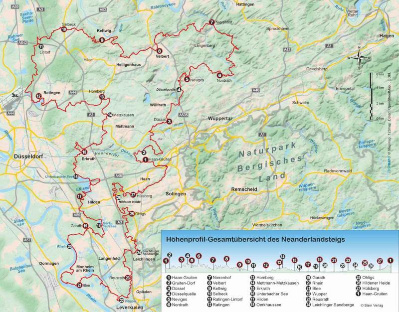 Wanderführer neanderland STEIG - Fernwanderweg